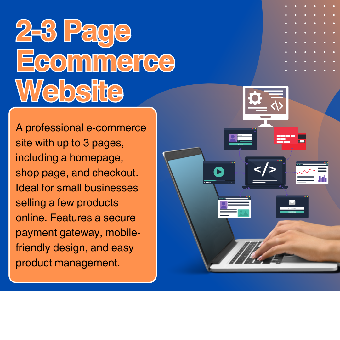 2-3 Page E-Commerce Website