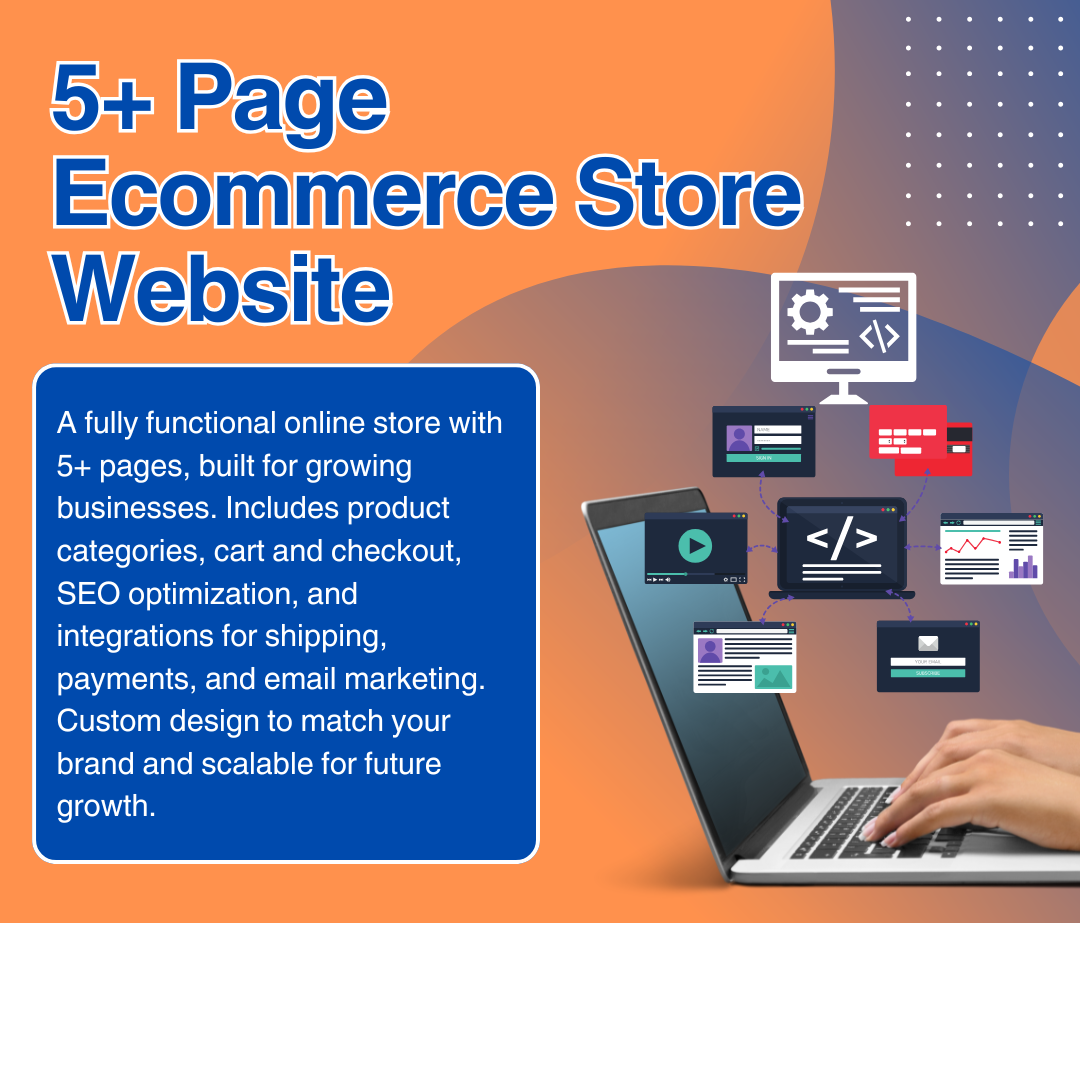5+ Page E-Commerce Website